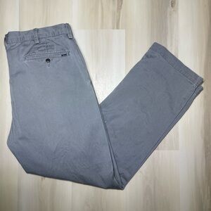 Polo Ralph Lauren Pant Men’s 36x30 Gray Cotton Chino Straight Classic Fit Preppy